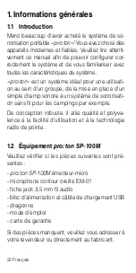 Предварительный просмотр 22 страницы AUDIOropa pro:ton SP-100M User Manual