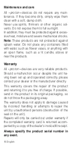 Preview for 16 page of AUDIOropa pro:ton SP-100R User Manual