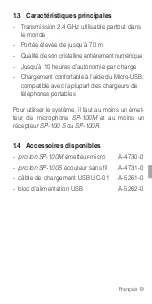 Preview for 19 page of AUDIOropa pro:ton SP-100R User Manual