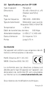 Preview for 23 page of AUDIOropa pro:ton SP-100R User Manual