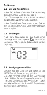 Preview for 5 page of AUDIOropa pro:ton SP-100S User Manual