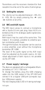 Preview for 16 page of AUDIOropa pro:ton SP-100S User Manual