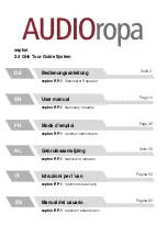 AUDIOropa xepton RP-1 User Manual предпросмотр