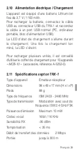 Предварительный просмотр 39 страницы AUDIOropa xepton TRX-1 User Manual