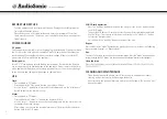 Предварительный просмотр 4 страницы AudioSonic 0599767 Instruction Manual