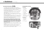 Предварительный просмотр 6 страницы AudioSonic 0599767 Instruction Manual