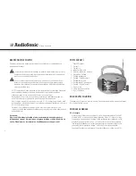 Предварительный просмотр 18 страницы AudioSonic CD-1567IT Instruction Manual