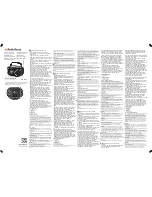 Предварительный просмотр 1 страницы AudioSonic CD-1596 Instruction Manual