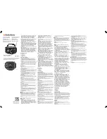 Предварительный просмотр 3 страницы AudioSonic CD-1596 Instruction Manual