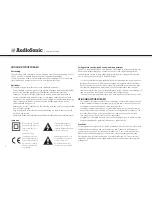 Предварительный просмотр 10 страницы AudioSonic CD-570 Instruction Manual