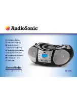 Предварительный просмотр 1 страницы AudioSonic CD-576 Instruction Manual