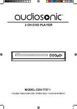 Preview for 1 page of AudioSonic CDV-77271 Manual