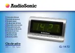 AudioSonic CL-1472 Instruction Manual предпросмотр