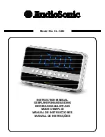 AudioSonic CL-1482 Instruction Manual preview