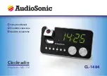 AudioSonic CL-1484 Instruction Manual preview