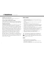 Предварительный просмотр 6 страницы AudioSonic CL-1485 Instruction Manual