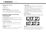 Предварительный просмотр 36 страницы AudioSonic CL-1488 Instruction Manual