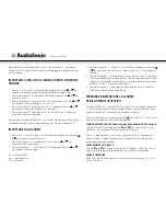 Предварительный просмотр 32 страницы AudioSonic CL-1489 Instruction Manual