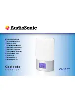 AudioSonic CL-1507 Instruction Manual preview