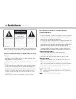 Предварительный просмотр 14 страницы AudioSonic CL-480 Instruction Manual