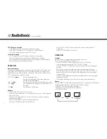 Preview for 6 page of AudioSonic HF-1250 Instruction Manual