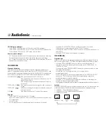 Preview for 10 page of AudioSonic HF-1250 Instruction Manual