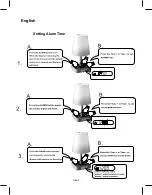 Предварительный просмотр 15 страницы AudioSonic LIGHT'N'WAKE CL-500 Instruction Manual