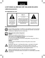 Предварительный просмотр 18 страницы AudioSonic LIGHT'N'WAKE CL-500 Instruction Manual