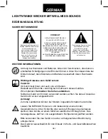 Предварительный просмотр 34 страницы AudioSonic LIGHT'N'WAKE CL-500 Instruction Manual