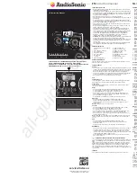 Предварительный просмотр 1 страницы AudioSonic Rockblaster RD-1556 Instruction Manual