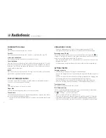 Preview for 4 page of AudioSonic TL-3497 Instruction Manual