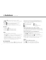 Preview for 20 page of AudioSonic TL-3497 Instruction Manual