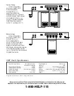 Preview for 3 page of AudioSource AMP One/A Owner'S Manual