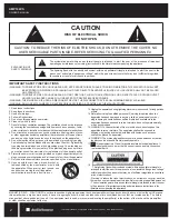 Preview for 2 page of AudioSource AMP102VS Owner'S Manual