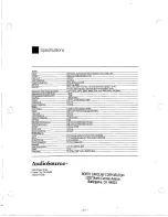 Preview for 11 page of AudioSource AV-ONE Owner'S Manual