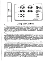 Preview for 4 page of AudioSource SW Five Owner'S Manual