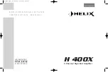 Audiotec Fischer Helix H 400X Instruction Manual предпросмотр