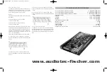 Предварительный просмотр 7 страницы Audiotec Fischer Helix H 400X Instruction Manual