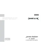 Audiotec Fischer Helix Precision P400 Instruction Manual предпросмотр