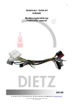 Preview for 1 page of Audiotechnik Dietz 66149 Instruction Manual