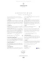 AUDIOVECTOR QR Instruction Manual preview