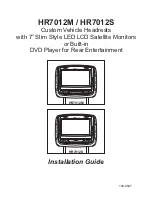 Preview for 1 page of Audiovox Electronics HR7012M Installation Manual