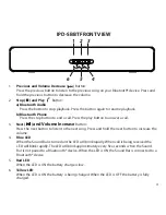 Предварительный просмотр 5 страницы Audiovox Electronics IPD-SBBT Owner'S Manual