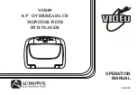 Audiovox Electronics Mobile Video VOD89 Operation Manual предпросмотр