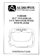 Предварительный просмотр 32 страницы Audiovox Electronics VODI08 Operation Manual