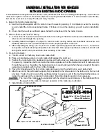 Preview for 2 page of Audiovox 128-4874A Installation Instructions Manual