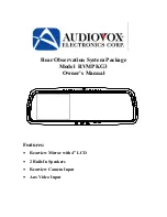 Preview for 1 page of Audiovox 128-6926 Owner'S Manual