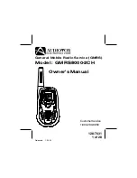 Предварительный просмотр 1 страницы Audiovox 128-7031 Owner'S Manual