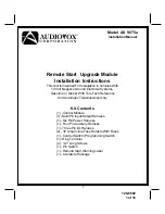 Audiovox 1286602 Installation Instructions Manual preview