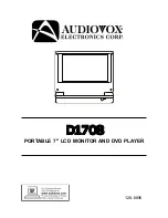 Preview for 1 page of Audiovox 1286895 Instruction Manual